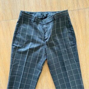 Banana Republic Grey Windowpane Avery Pants